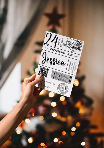 Christmas Postage Labels Pack of 10