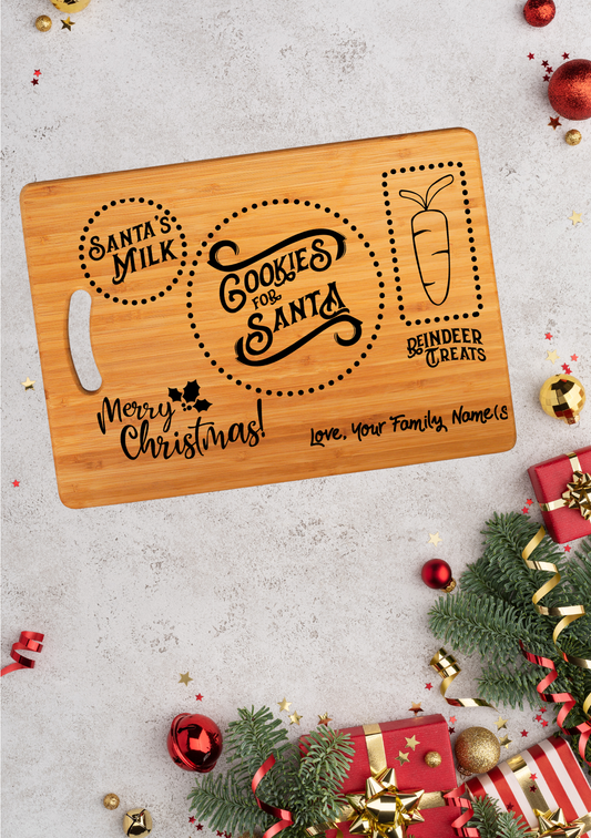 Personalised Santa Snack Board