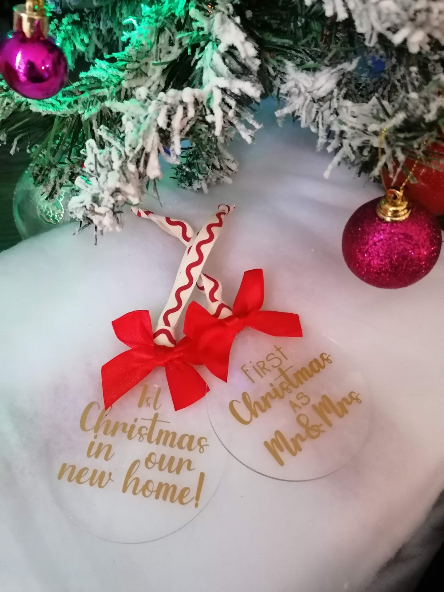 Personalised Acrylic Baubles