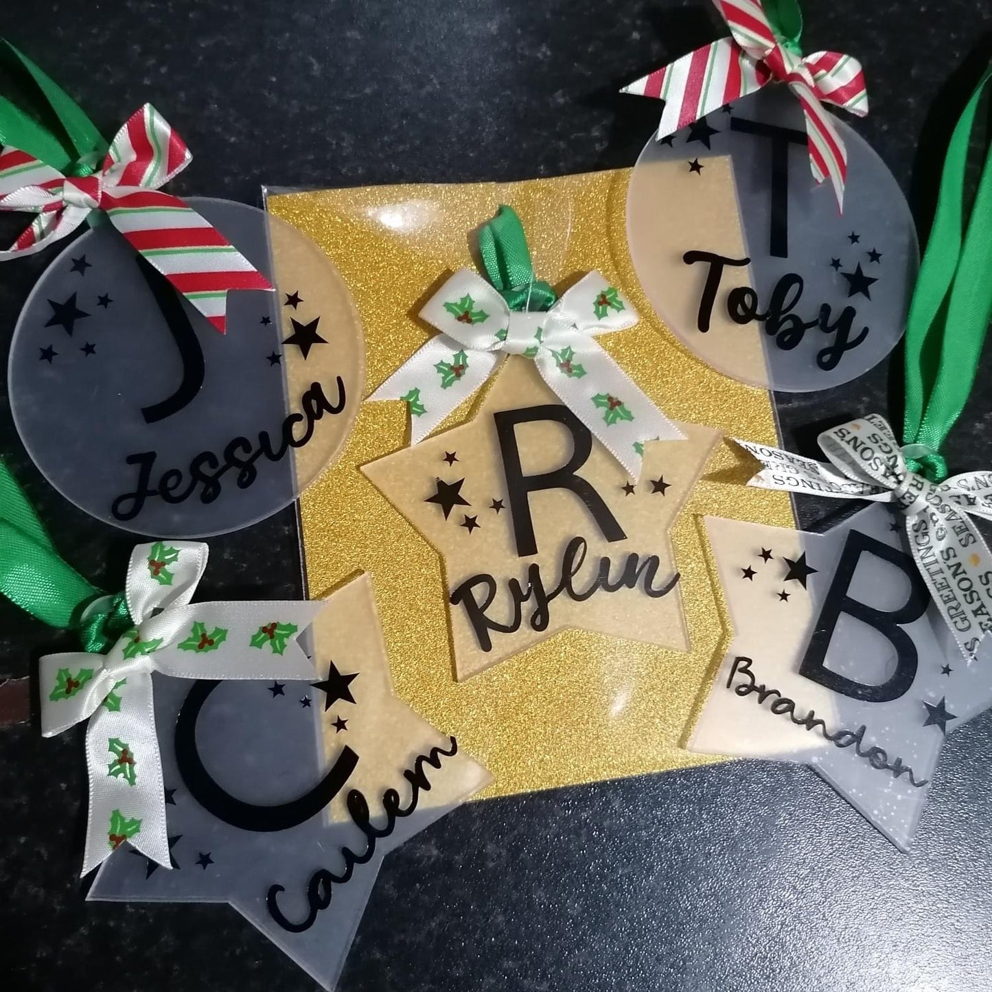 Personalised Acrylic Baubles